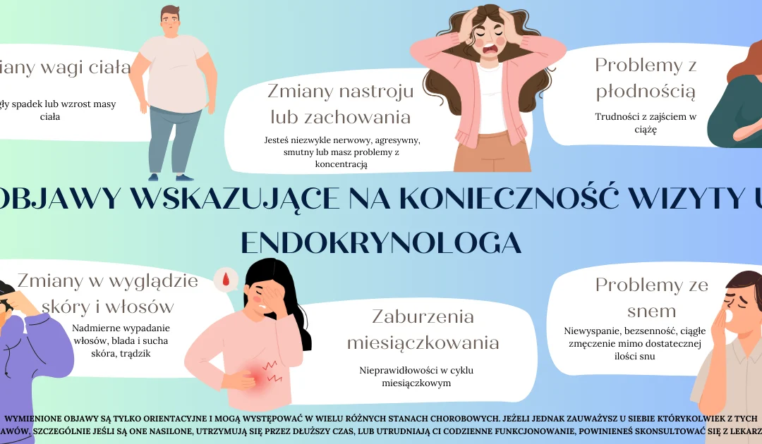 Objawy wskazujące na konieczność wizyty u endokrynologa